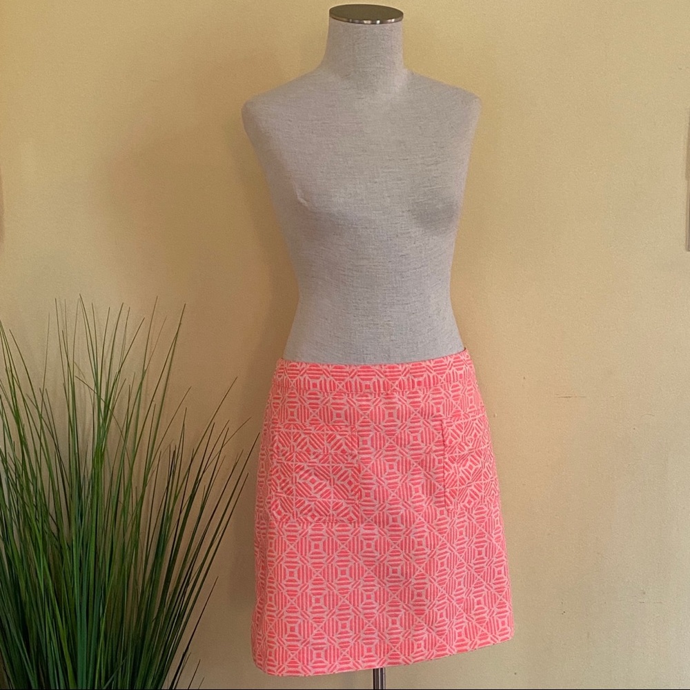 GAP Women’s Hot Pink Patterned Mini Skirt